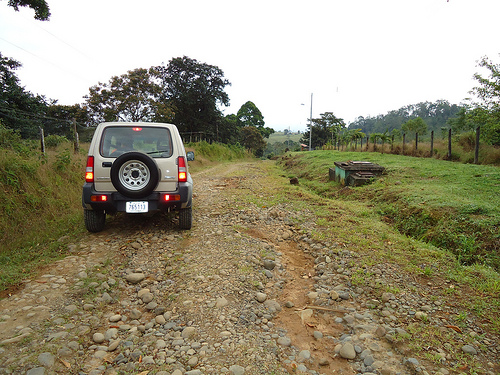 Farm Road in Costa Rica